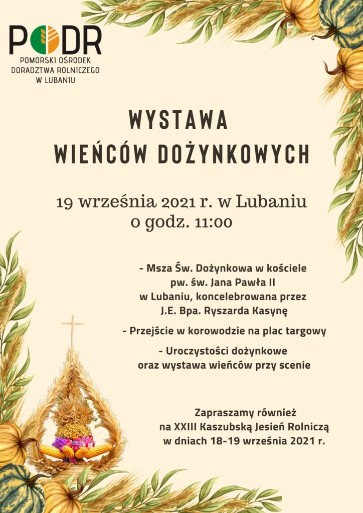 Wystawa Wieńców Dożynkowych - plakat