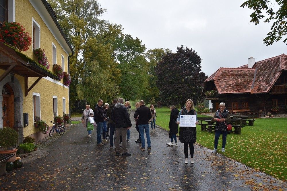 Wizyta w gospodarstwie Zehenthof - BIO, gdzie jest prowadzona rodzina hodowla krów na mięso wysokiej jakości