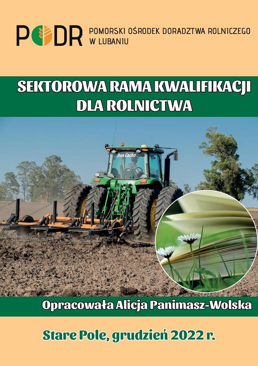 Sektorowa Rama Kwalifikacji dla Rolnictwa - okładka ulotki