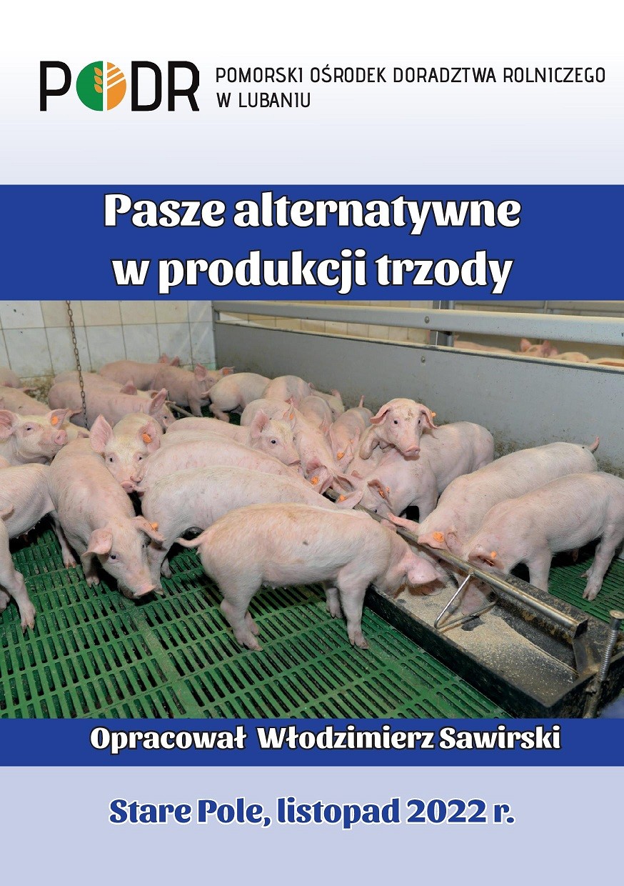 Pasze alternatywne w produkcji trzody - okładka ulotki