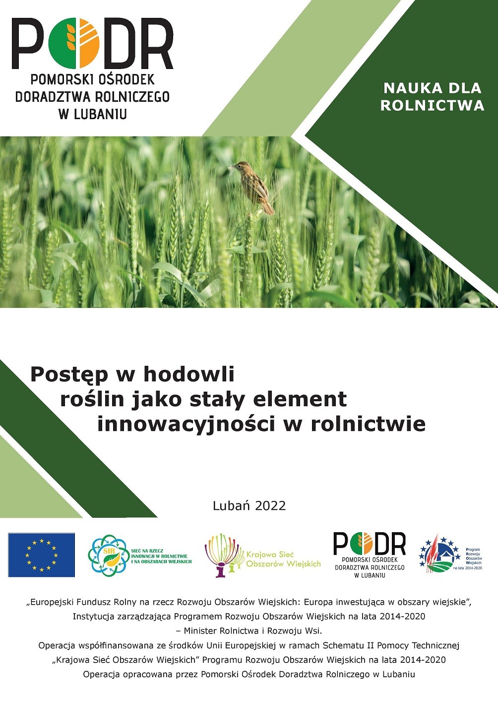Postęp w hodowli roślin jako stały element innowacyjności w rolnictwie - okładka