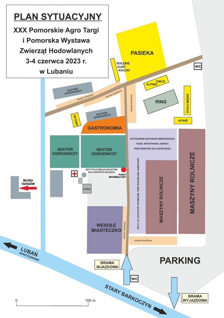 Agro Targi - plan sytuacyjny
