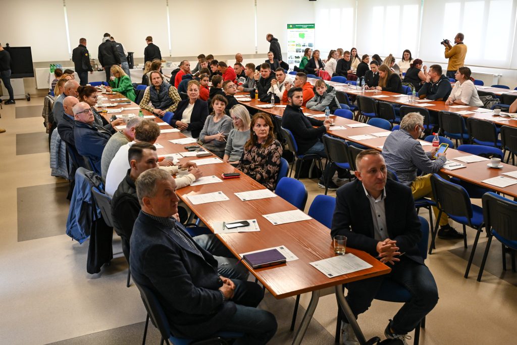 Uczestnicy konferencji podczas wykładu
