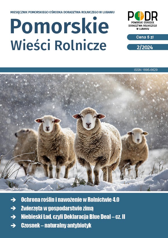 Okładka Pomorskich Wieści Rolniczych