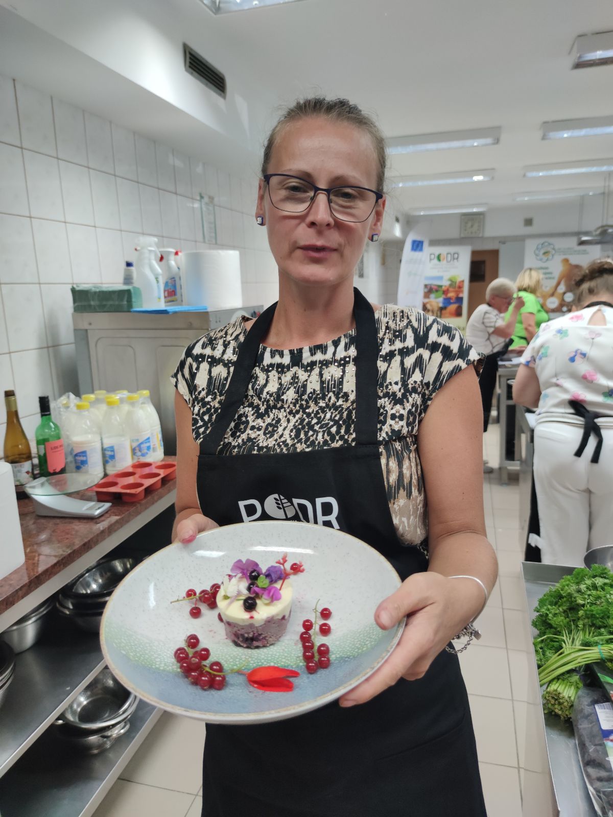 Prezentacja deseru - Kaszak z kaszy jaglanej.