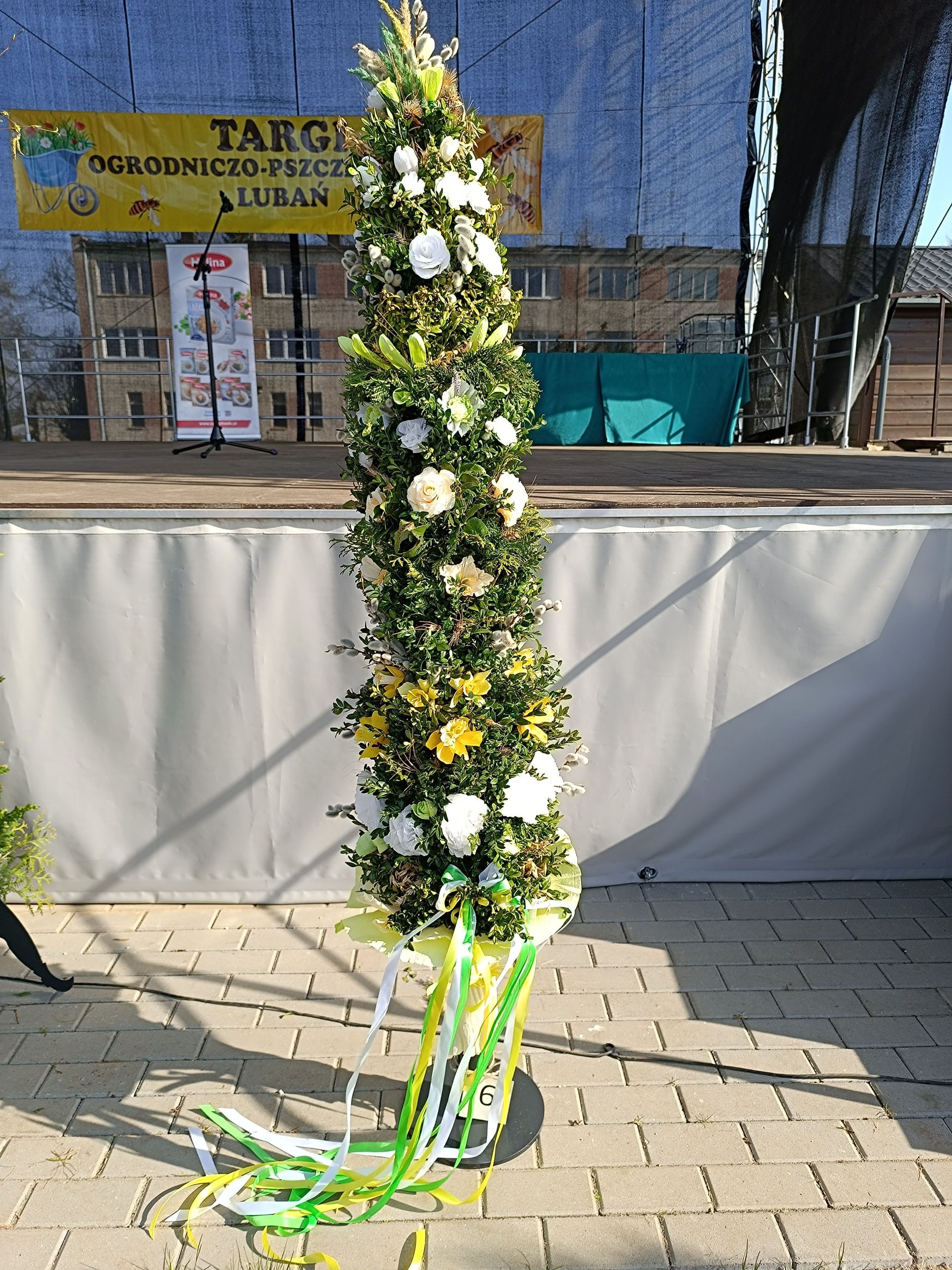 Zdjęcie  wyróżnionej Palmy Wielkanocnej - KGW ,,Lobelia'' Borzytuchom